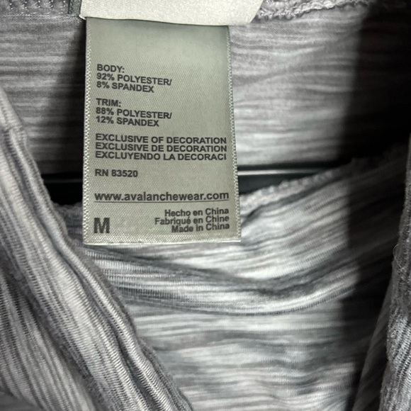 Avalanche Medium Women’s Outdoors Sweatshirt Cowl Neck Hoodie Pullover Grey - Picture 5 of 14